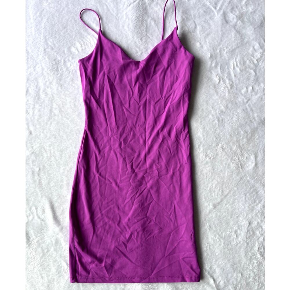 Bershka Purple Bodycon Mini Dress XS